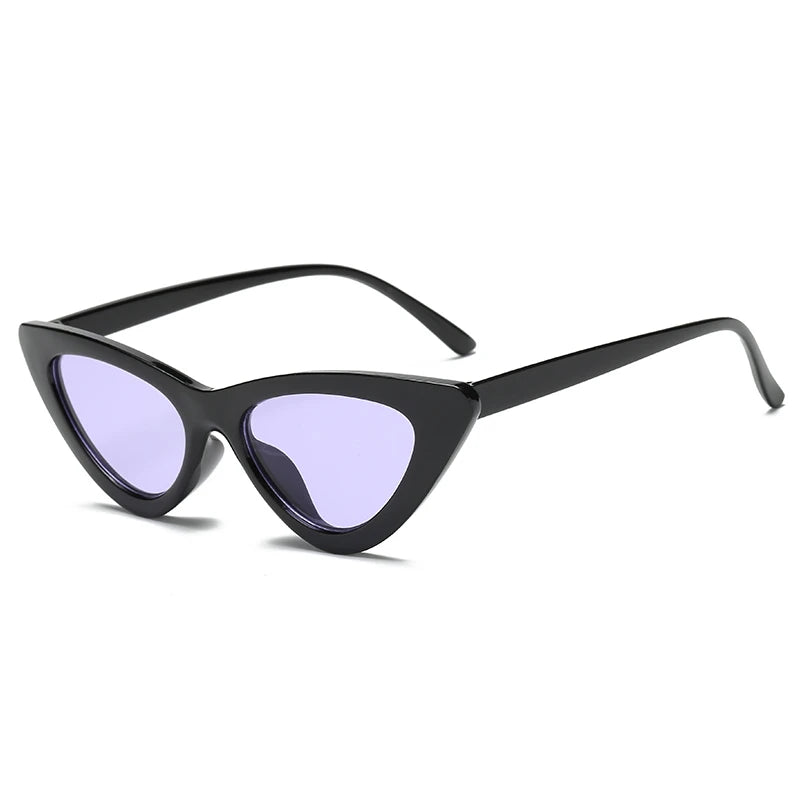 Sexy Cat Eye Sunglasses for Women | Small Triangle Retro Designer Shades