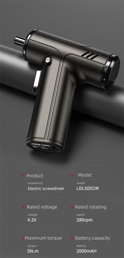 Electric Screwdriver 3.6V Cordless | Rechargeable Drill for DIY & Home