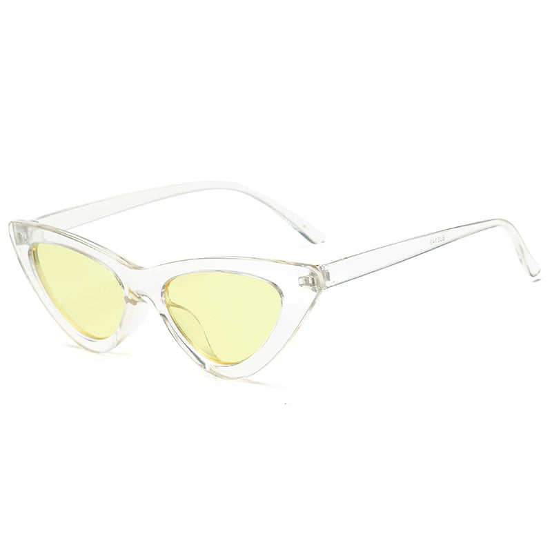 Sexy Cat Eye Sunglasses for Women | Small Triangle Retro Designer Shades