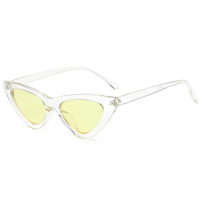 Sexy Cat Eye Sunglasses for Women | Small Triangle Retro Designer Shades