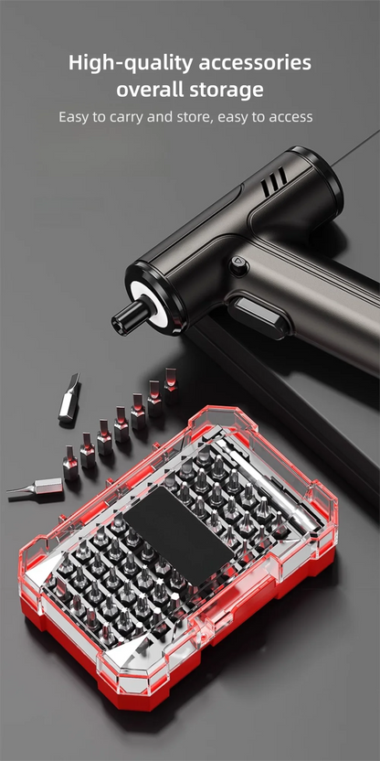 Electric Screwdriver 3.6V Cordless | Rechargeable Drill for DIY & Home