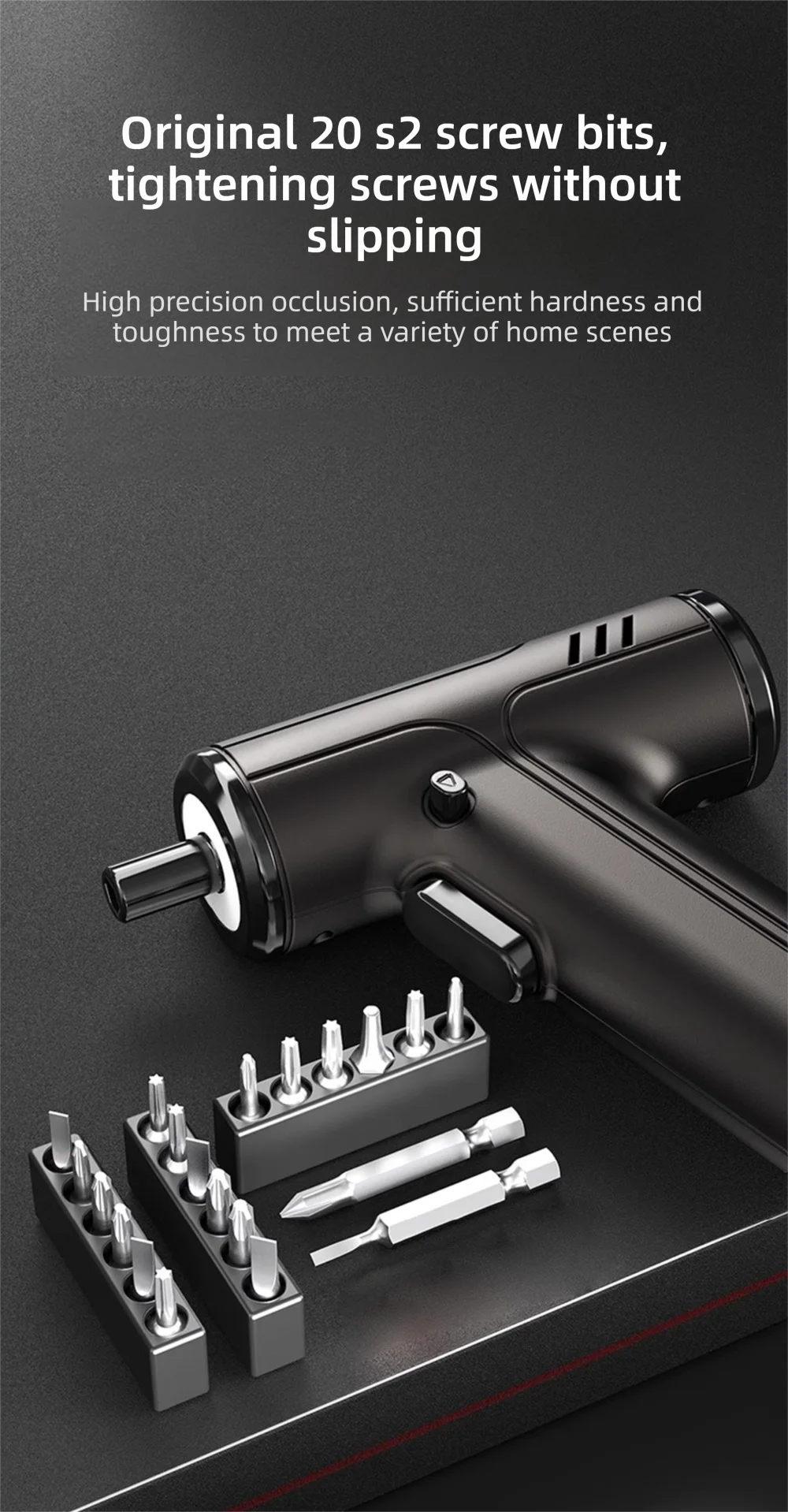 Electric Screwdriver 3.6V Cordless | Rechargeable Drill for DIY & Home