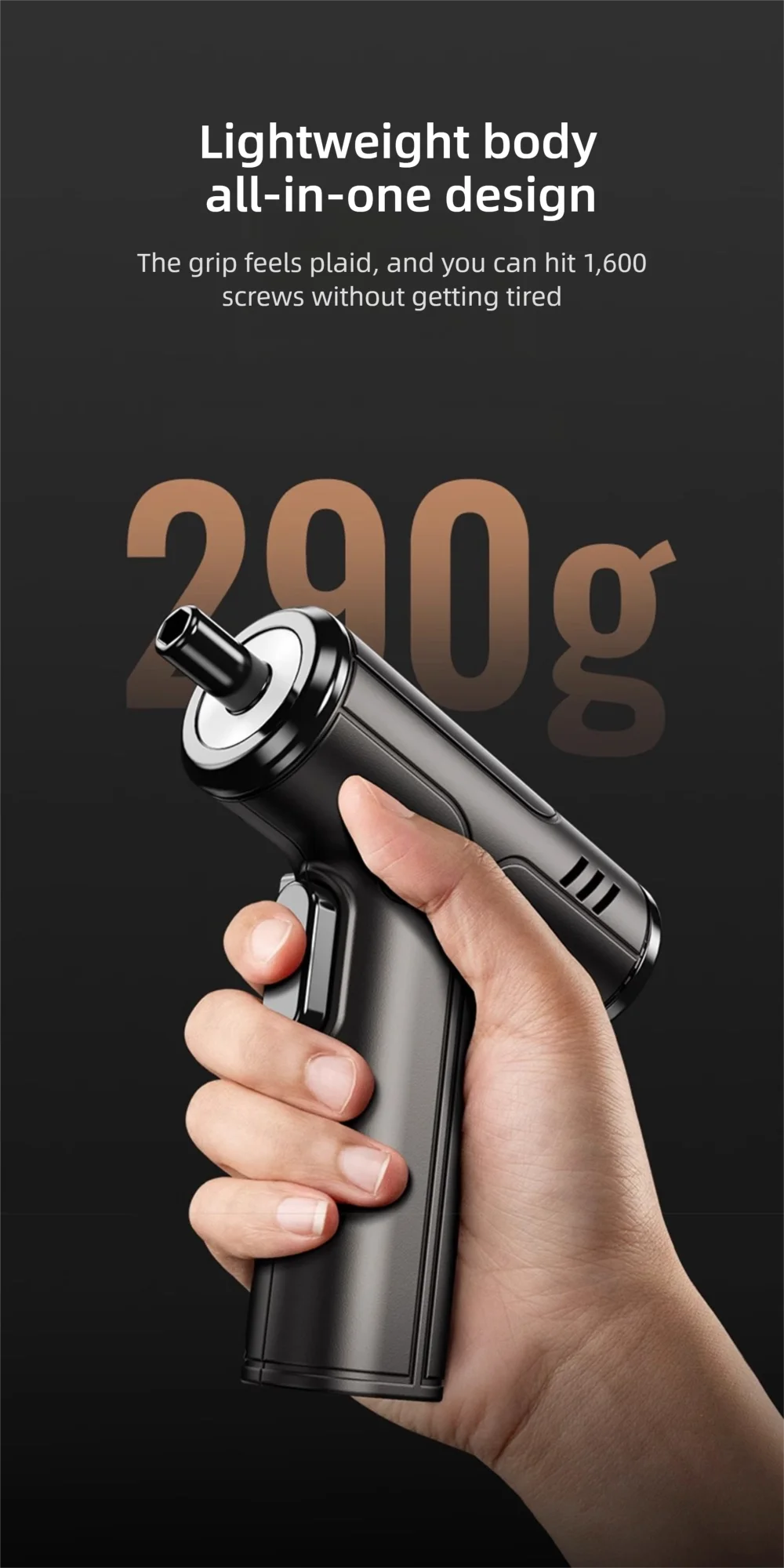 Electric Screwdriver 3.6V Cordless | Rechargeable Drill for DIY & Home