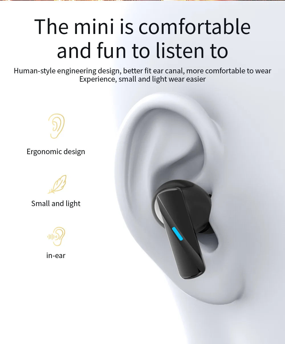 Xiaomi Mate50 Wireless Earbuds – Bluetooth 5.3, Noise Reduction, Touch Control, Waterproof