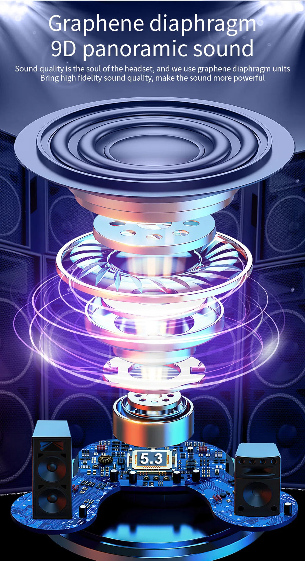 Xiaomi Mate50 Wireless Earbuds – Bluetooth 5.3, Noise Reduction, Touch Control, Waterproof