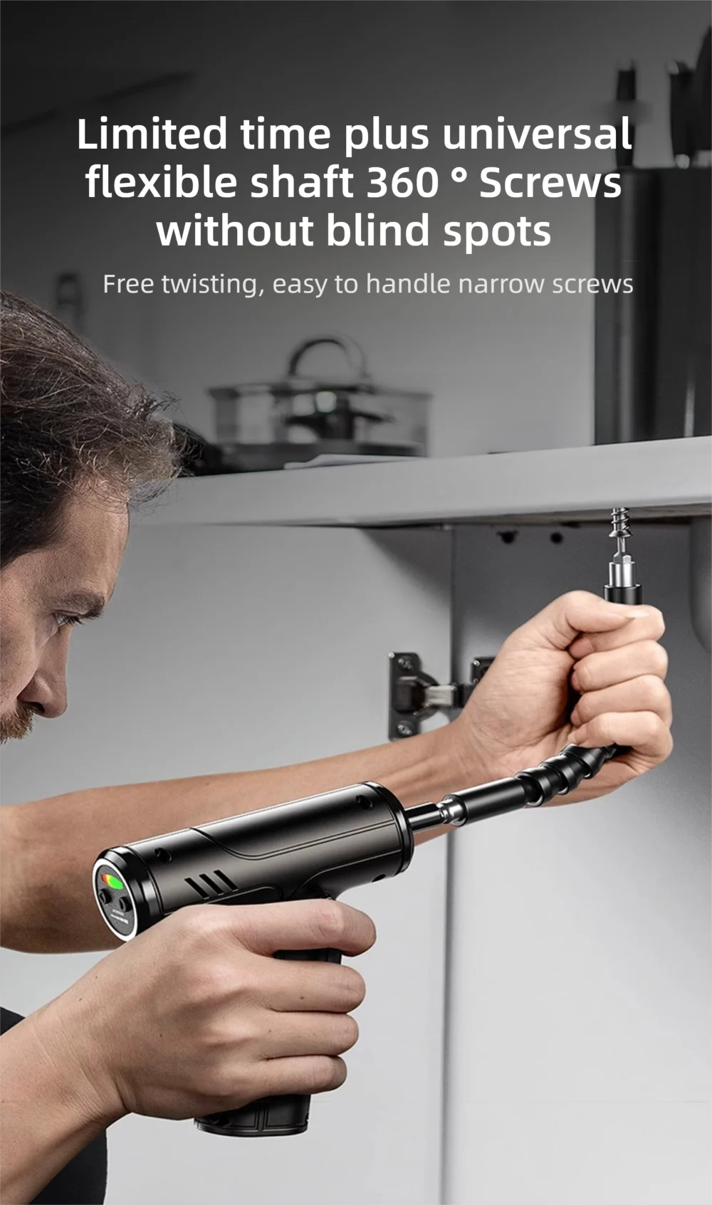 Electric Screwdriver 3.6V Cordless | Rechargeable Drill for DIY & Home