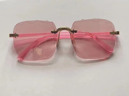 New 2024 Fashion Rimless Sunglasses for Women | Gradient Lens UV400