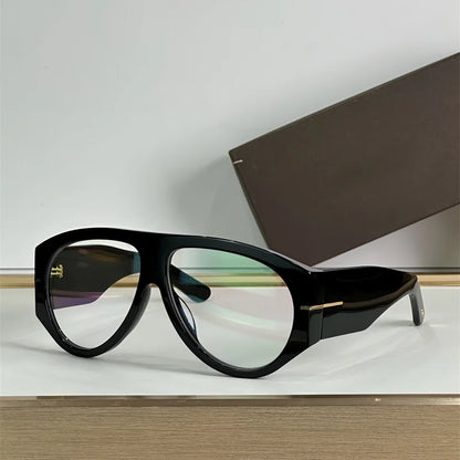 Oversized Pilot Sunglasses for Women | Luxury One-Piece Gradient Shades