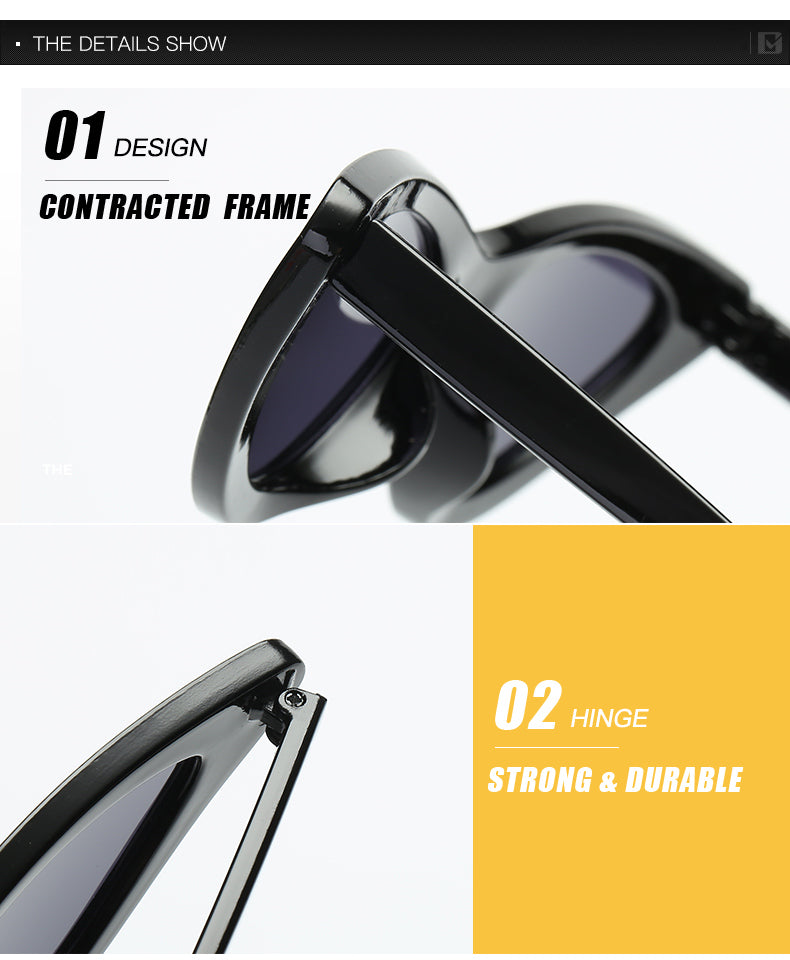 Sexy Cat Eye Sunglasses for Women | Small Triangle Retro Designer Shades