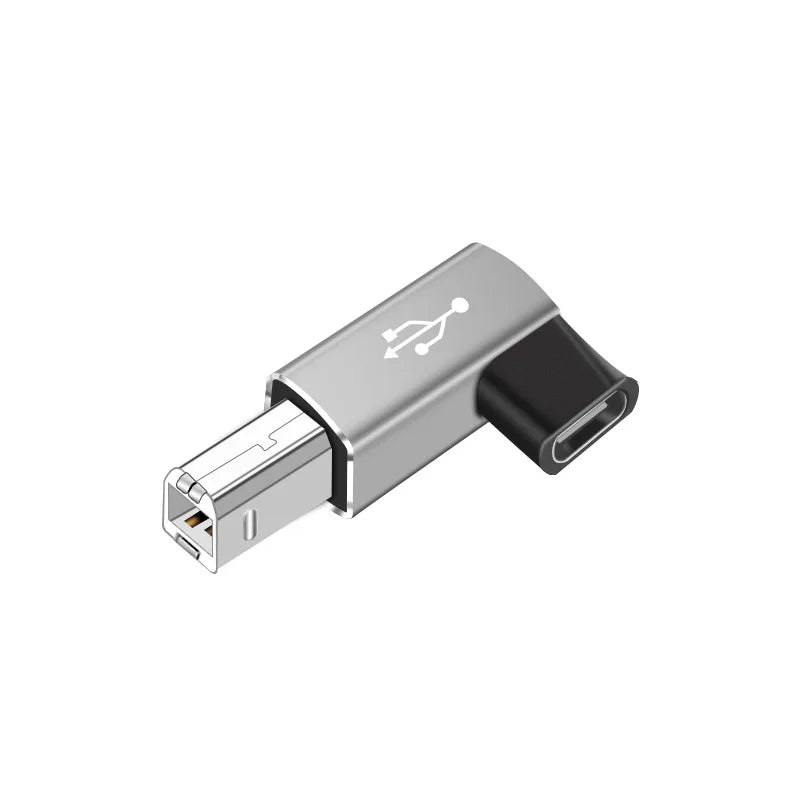 USB-C to USB-B 2.0 Adapter | MIDI Controller & Printer Data Transfer Cable