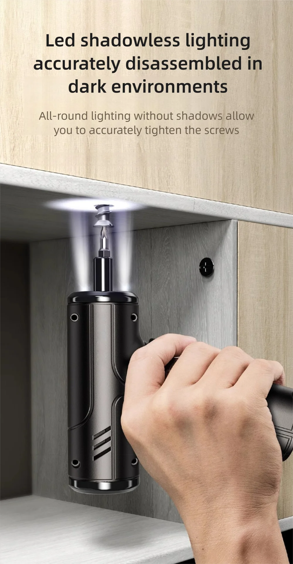 Electric Screwdriver 3.6V Cordless | Rechargeable Drill for DIY & Home