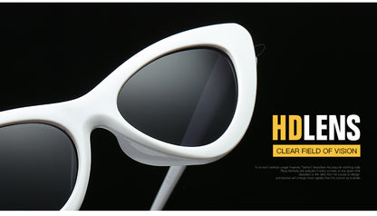 Sexy Cat Eye Sunglasses for Women | Small Triangle Retro Designer Shades