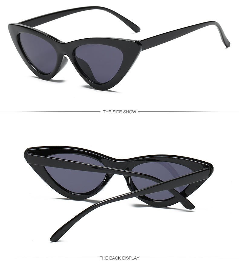Sexy Cat Eye Sunglasses for Women | Small Triangle Retro Designer Shades