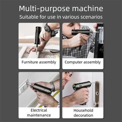Electric Screwdriver 3.6V Cordless | Rechargeable Drill for DIY & Home