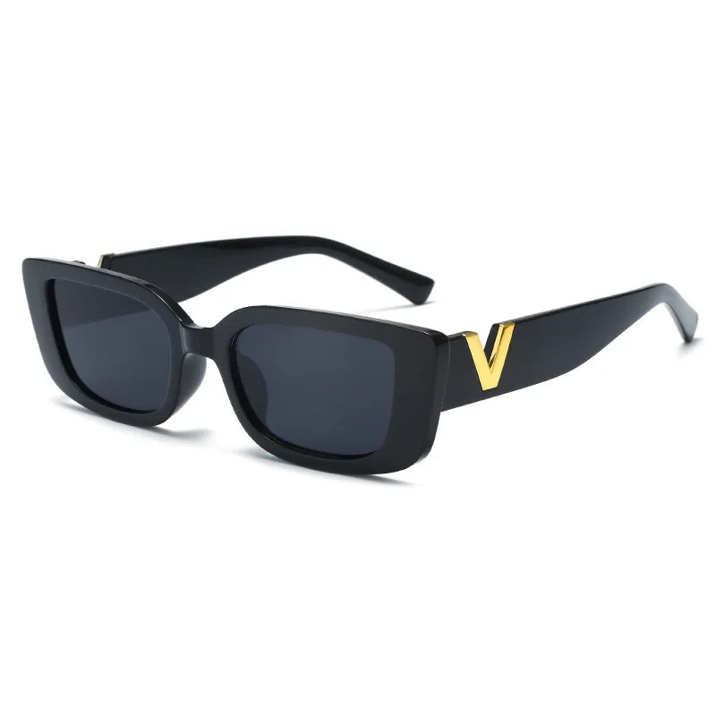 Women’s V-Shape Square Sunglasses | Small Frame UV400 Fashion Shades