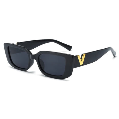 Women’s V-Shape Square Sunglasses | Small Frame UV400 Fashion Shades